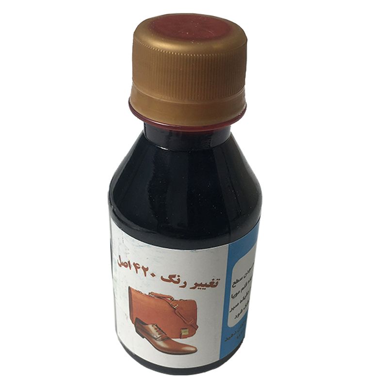 رنگ قهوه ای تغییر رنگ چرم کد brw420 حجم 120 میلی لیتر